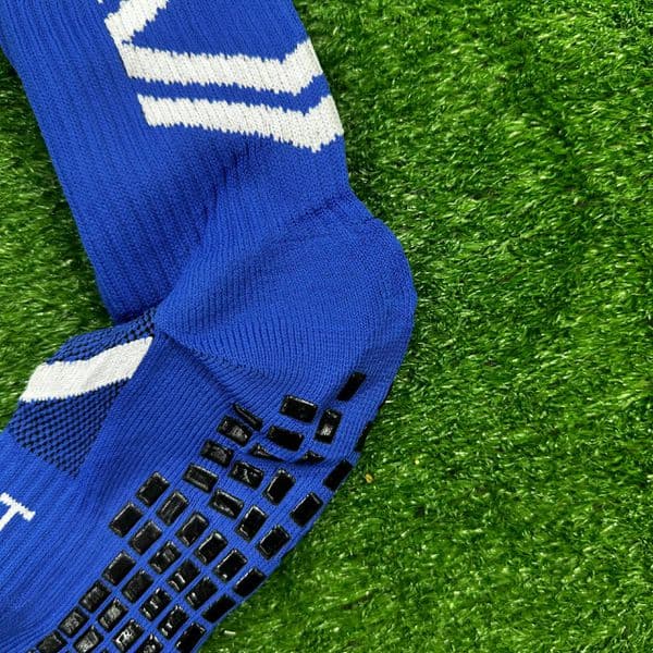 Meia Antiderrapante Esportiva Klv - Azul